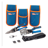 Kit Ferramentas Para Drywall Dexter 16pç 