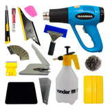 Kit Ferramentas Para Insulfilm Com Soprador Térmico Chancela