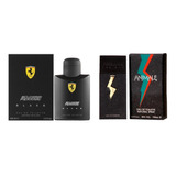 Kit Ferrari Black 125 Ml + Animale For Men 100 Ml Originais