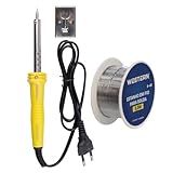Kit Ferro De Solda Profissional 40w 220 V Freq ência 60 Hz Estanho Para Solda Carretel 40g 1mm 3 5 Metros