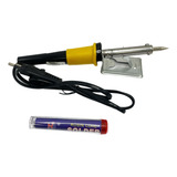 Kit Ferro De Solda Soldar Soldador 60w Estanho