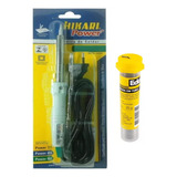Kit Ferro Solda Hikari Power 30 40 Ou 60w 1 Estanho 25 Gr