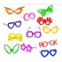 Kit Festa Adereços 50 Tiaras + 50 Óculos Diversos 