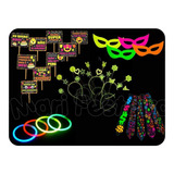 Kit Festa Adereços Neon Brilha Luz Negra 180 Itens frete 2