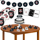 Kit Festa Aniversário Decorativa Time Corinthians Festcolor