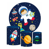 Kit Festa Astronauta Painel