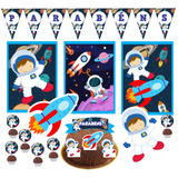 Kit Festa Astronauta Só Um Bolinho 30pç