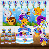 Kit Festa Bolofofos Só Um Bolinho 25 Itens Decoração Brind