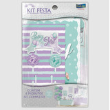 Kit Festa Chá De Revelação Bebê Menino Menina 62 Peças