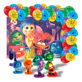 Kit Festa Divertidamente Decora Painel display Mesa balão