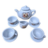 Kit Festa Do Chá Da Tarde 11 Pcs Porcelana Infantil Tea Set