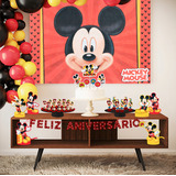 Kit Festa Fácil Mickey Aniversário Criança Infantil