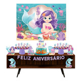 Kit Festa Facil Sereia