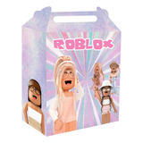 Kit Festa Infantil 10 Caixinha Surpresa Roblox Menina