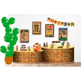 Kit Festa Junina Sertão Decoração Colorida De Arraiá