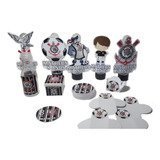 Kit Festa Lembrancinhas Do Corinthians 75 Itens