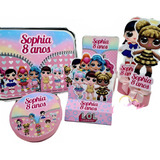 Kit Festa Lol Surprise 50 Peças Lembrancinhas