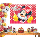 Kit Festa Minnie Mouse Bexiga Completa