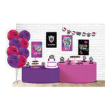 Kit Festa Monster High Decoração De Aniversário