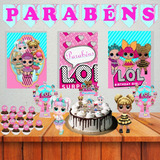 Kit Festa Montafacil Lol Boneca Decoração Aniversario Brinde