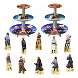 Kit Festa Naruto Kit Com 2 Baleiros Totens De Mesa