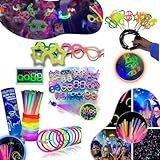 Kit Festa Neon 140 Pecas Pulseira Neon Oculos Tiara
