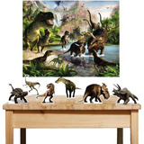 Kit Festa Painel E Displays Decorações Infantis Dinossauros