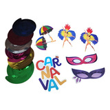Kit Festa Pronta Colorido Decoração Carnaval C 12 Itens