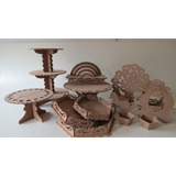 Kit Festa Provençal Arabescos Decoração Mdf