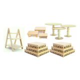 Kit Festa Provençal Torneado Mdf Cru