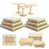 Kit Festa Provençal Torneado Mdf Cru