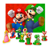 Kit Festa Super Mario Decoração Aniversá Painel 8 Display