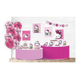 Kit Festcolor Festa Hello Kitty Decoração De Aniversário