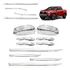 Kit Fiat Toro Volcano Capa Friso Lateral Cromado Completo 