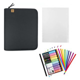 Kit Fichário Universitário C Divisórias E Refil Caderno 500