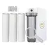 Kit Filtro 10 Transparente 3 Refis Polipropileno 5 Micras Cor Branco