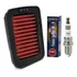 Kit Filtro Ar Esportivo + Vela Iridium Titan 160 Fan Start 
