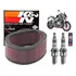 Kit Filtro Ar K&n Vela Ngk Iridium Buell Ulysses Xb12 Xb12x