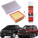 Kit Filtro Ar Motor E Cabine Jeep Renegade 1 8 2 0 2015 2016
