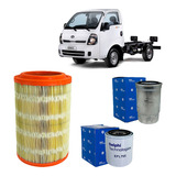 Kit Filtro Ar Óleo Combustível Bongo K2500 Euro 5 2012 