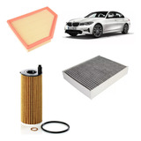 Kit Filtro Ar Óleo E Cabine Bmw 320i G20 2019 2020 2021 2022