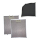 Kit Filtro Coifa Fischer Talent 90cm 2 Alumínio 1 Carvão