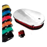 Kit Filtro De Ar Esportivo Completo Carburador 2e 3e Vw Gol