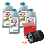 Kit Filtro E 4l Óleo Motor 15w40 Para Jac T40 1 5 16v 2018