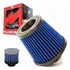 Kit Filtro Esportivo Duplo Fluxo Race Chrome + Respiro Oleo