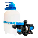 Kit Filtro Fm 40 Bomba Bmc 50 1 2cv Piscina 50 Mil Litros
