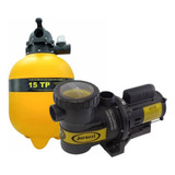 Kit Filtro Piscina 15 tp Bomba 1 2 Cv 5a m Weg Sodramar