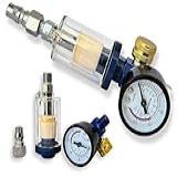 Kit Filtro Regulador TRAKAR Para Compressor De Ar 1-4 Com Manômetro 180 Psi