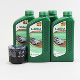 Kit Filtro Troca Óleo Civic 1 7 16v 2001 2006 Lubrax 10w30