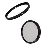 Kit Filtro Uv Cpl Case 72mm Gopro Canon Nikon Sony